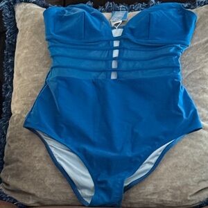 Cupshe Vibrant Blue One-Piece Swimsuit